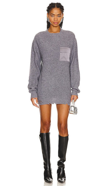 SER.O.YA Wool Devin Sweater in Grey - Pull Devin en laine SER.O.YA en gris - SER.O.YA 灰色 Devin 羊毛毛衣 - SER.O.YA Devin-Pullover aus Wolle in Grau - SER.O.YA 울 데빈 스웨터그레이 색상 - SER.O.YA Maglione Devin in lana in grigio