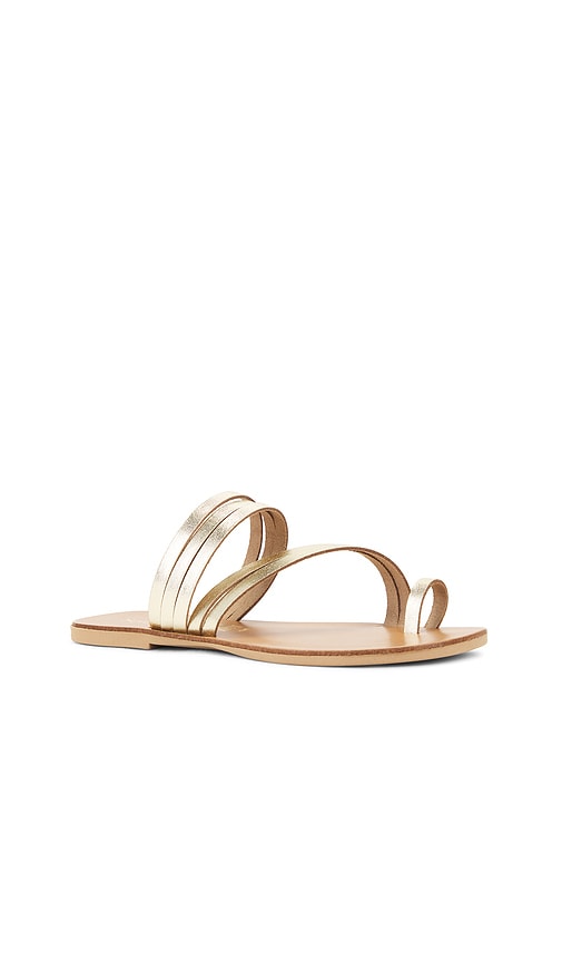 Seychelles Summer Rain Sandal in Metallic Gold