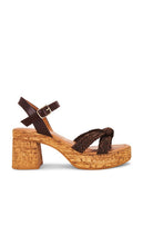 Seychelles Musical Sandal in Brown | Brown Open Toe Wedges for Women