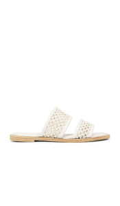 Seychelles Water Lily Sandal in White | Off White Flat Sandals for Women