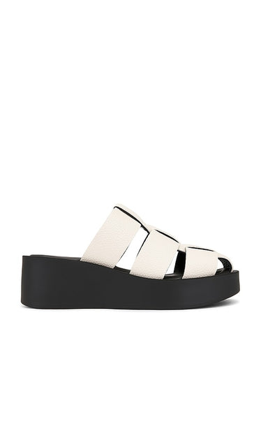 Seychelles High Standard Sandal in White | Off White Wedge Sandals for Women