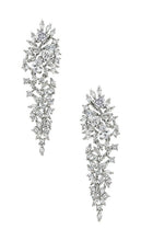 SHASHI Aimee Earrings in Metallic Silver