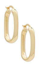 SHASHI Alex Hoop Earring in Metallic Gold