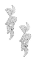 SHASHI Alisa Drop Earring in Metallic Silver