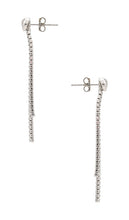 SHASHI Bianca Bow Earring in Metallic Silver