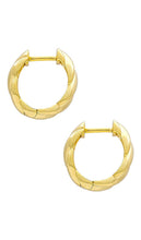 SHASHI Brigitte Hoop in Metallic Gold