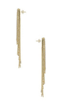 SHASHI Drop Earring in Metallic Gold