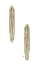 SHASHI Drop Earring in Metallic Gold
