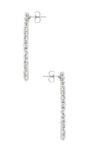 SHASHI Empress Earrings in Metallic Silver