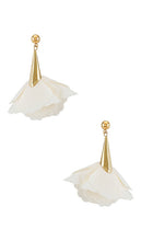 SHASHI Florence Earrings in White