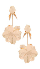SHASHI Gold Blossom Earring in Metallic Gold