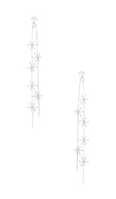 SHASHI Hybrid Earrings in Metallic Silver