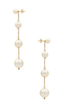 SHASHI Jasmin Drop Earrings in Metallic Gold