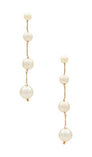 SHASHI Jasmin Drop Earrings in Metallic Gold