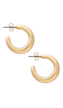 SHASHI Kasumi Hoop in Metallic Gold