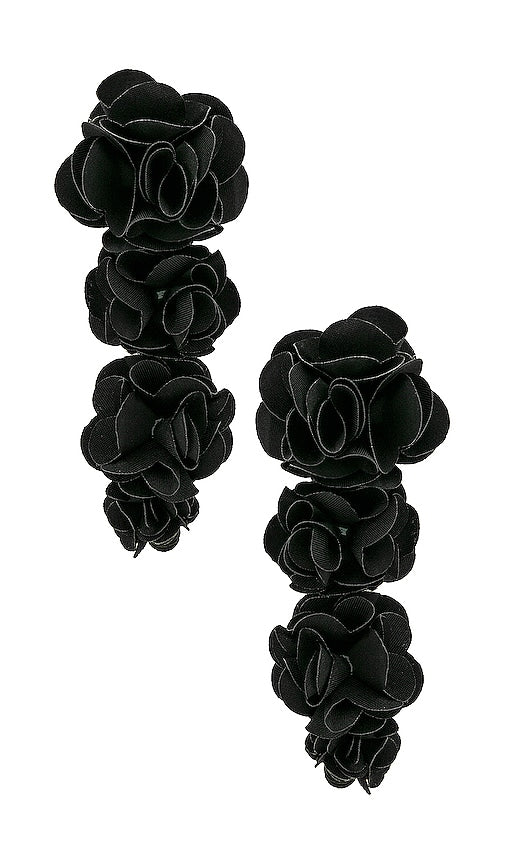 SHASHI Lily Earrings in Black