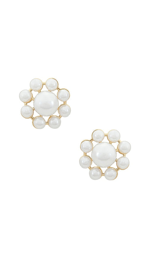 SHASHI Lola Earring in Ivory