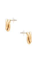 SHASHI Mia Stud Earring in Metallic Gold