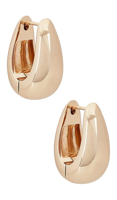 SHASHI Odyssey Hoop in Metallic Gold