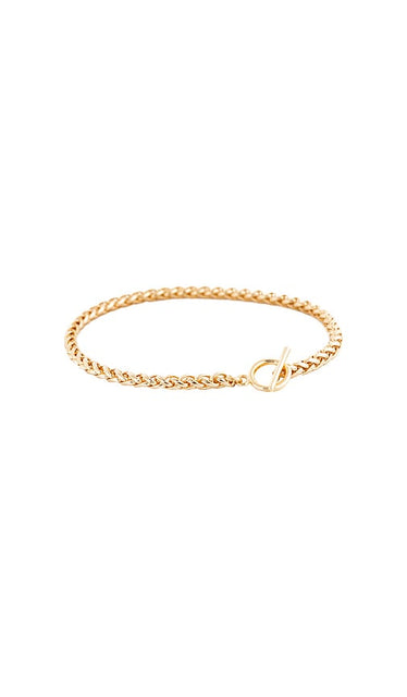 SHASHI Olympia Bracelet in Metallic Gold