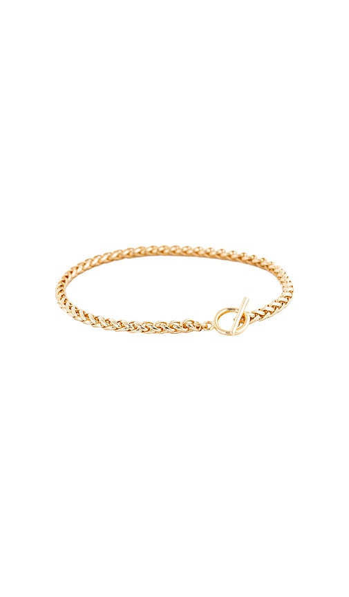 SHASHI Olympia Bracelet in Metallic Gold