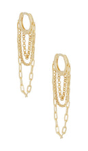 SHASHI Paloma Earring in Metallic Gold