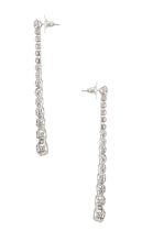 SHASHI Romane Earrings in Metallic Silver