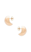 SHASHI Serena Stud in Metallic Gold