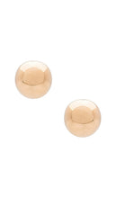SHASHI Serena Stud in Metallic Gold