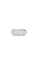 SHASHI Super Vera Ring in Metallic Silver