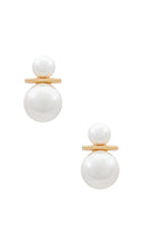 SHASHI Sydney Earrings in Ivory