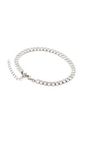 SHASHI Thea Tennis Bracelet in Metallic Silver