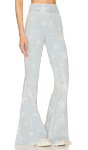 Show Me Your Mumu Berkeley Bell Bottoms in Blue