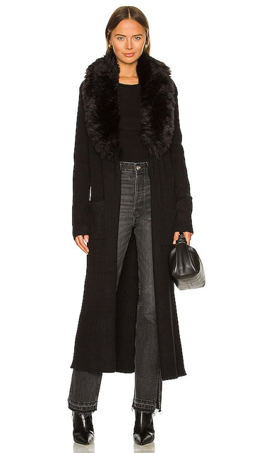 Show Me Your Mumu Lombardi Long Cardi in Black - Montrez-moi votre cardigan long Mumu Lombardi en noir - 给我看看你的 Mumu Lombardi 黑色长开衫 - Zeigen Sie mir Ihren langen Cardi von Mumu Lombardi in Schwarz - Mumu Lombardi 롱 가디 블랙 색상을 보여주세요 - Mostrami il tuo cardigan lungo Mumu Lombardi in nero