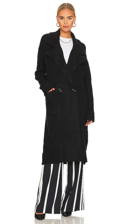 Show Me Your Mumu Melrose Sweater Jacket in Black