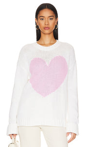 Show Me Your Mumu Sweetheart Sweater in White - Montre-moi ton pull Mumu Sweetheart en blanc - 给我看看你的 Mumu 甜心白色毛衣 - Zeig mir deinen Mumu Sweetheart Pullover in Weiß - Show Me Your Mumu 스윗하트 스웨터 화이트 색상 - Mostrami il tuo maglione a cuore Mumu in bianco