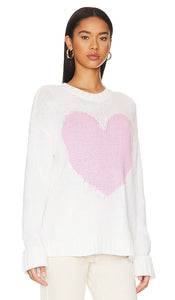 Show Me Your Mumu Sweetheart Sweater in White