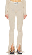 SIEDRES Mult Front Slit Pants in Beige - SIEDRES Pantalon Mult fendu sur le devant en beige - SIEDRES 米色多前开衩长裤 - SIEDRES Mult-Hose mit Schlitz vorne in Beige - SIEDRES 멀티 프론트 슬릿 팬츠베이지 색상 - Pantaloni con spacco frontale Mult SIEDRES in beige