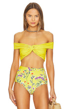 SILVIA TCHERASSI Gavi Bikini Top in Yellow - SILVIA TCHERASSI Haut de bikini Gavi en jaune - SILVIA ​​TCHERASSI Gavi 黄色比基尼上衣 - SILVIA TCHERASSI Gavi Bikinioberteil in Gelb - SILVIA TCHERASSI Gavi 비키니 탑 옐로우 색상 - Top bikini Gavi SILVIA TCHERASSI in giallo