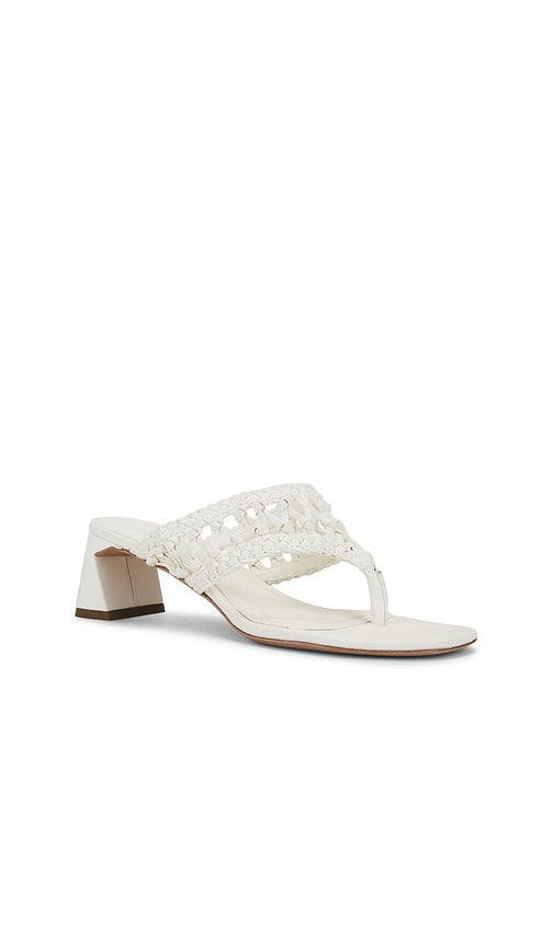 SIMKHAI Alia Block Heel in Ivory