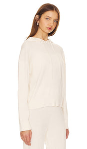 SIMKHAI Hoody Sweater in Ivory