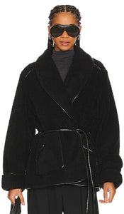 SIMKHAI Kimia Jacket in Black - SIMKHAI Veste Kimia en Noir - SIMKHAI Kimia 黑色夹克 - SIMKHAI Kimia Jacke in Schwarz - SIMKHAI Kimia 자켓 색상 - Giacca SIMKHAI Kimia in nero