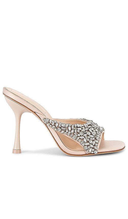 SIMKHAI Max Crystal Sandal in Nude - Sandale en cristal SIMKHAI Max en Nude - SIMKHAI Max 裸色水晶凉鞋 - SIMKHAI Max Crystal Sandale in Nude - SIMKHAI 맥스 크리스탈 샌들 누드 색상 - Sandalo SIMKHAI Max Crystal color nudo