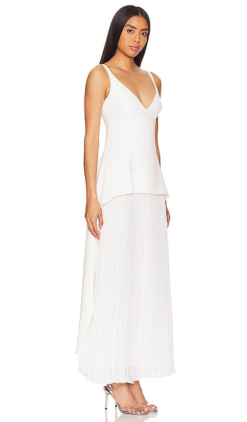 SIMKHAI Sequoia Gown in White