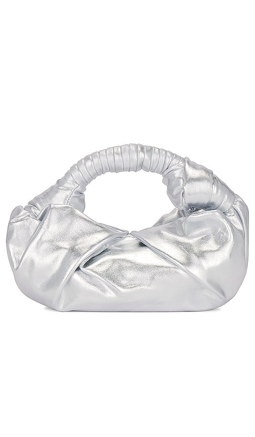 Simon Miller Lopsy Bag in Metallic Silver