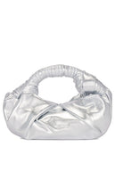 Simon Miller Lopsy Bag in Metallic Silver