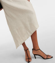 SIR Affogato linen midi dress