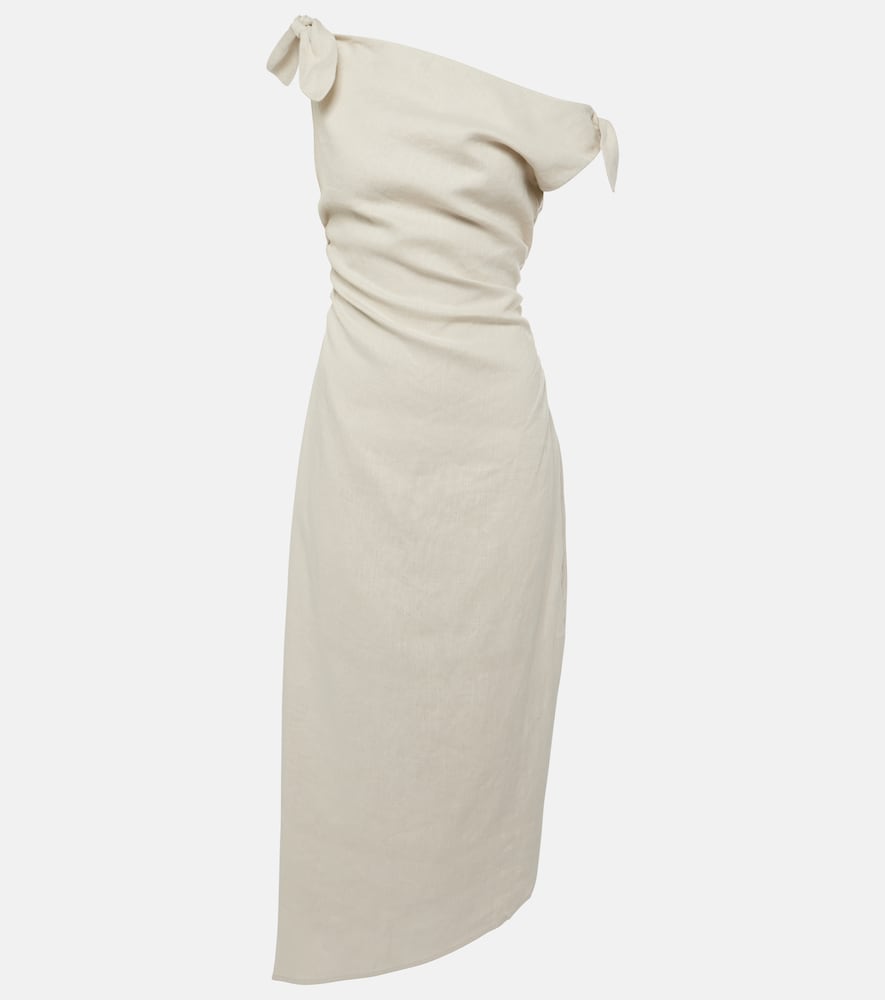 SIR Affogato linen midi dress. SIR Affogato 亚麻中长连衣裙