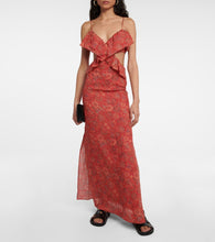 SIR Allegra floral ramie maxi dress