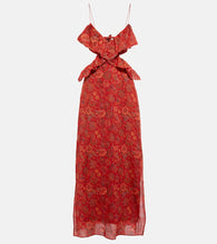 SIR Allegra floral ramie maxi dress. SIR Allegra 花卉苎麻长裙